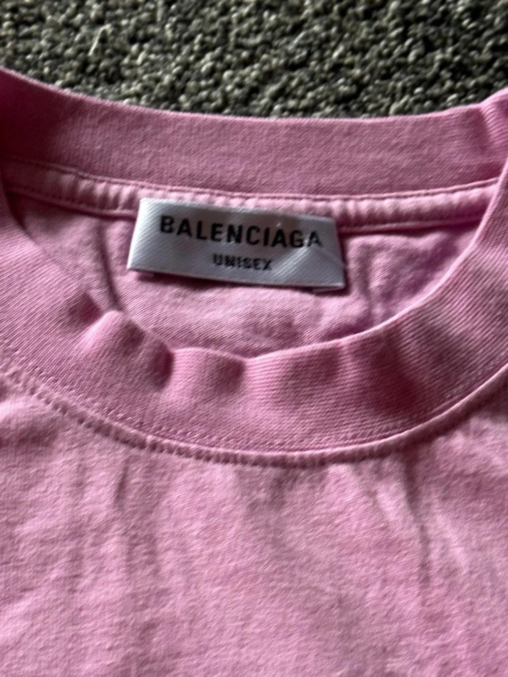 Balenciaga Turn Logo Embroidered Back Chest T-Shirt - Picture 11 of 12
